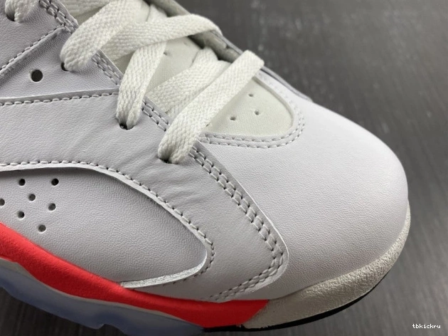 Rep TBkick (2014) White Retro Jordan 6 Infrared 384664-123 0813